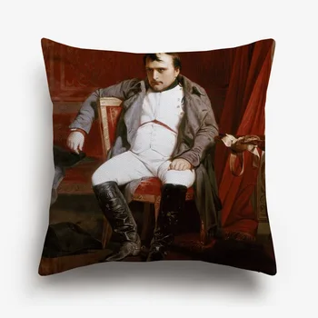 Pictură În Ulei Împăratul Napoleon Acoperă Pernă Neoclasicismului European Retro Vintage Portret De Pernă