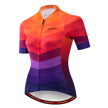 JPOJPO Femei pentru Ciclism tricou Tricou de Vara cu Maneci Scurte Respirabil Biciclete MTB Echipa de Biciclete Jersey sport Ropa Ciclismo Maillot Topuri