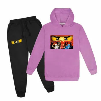 Primavara Toamna pentru Copii Seturi de Îmbrăcăminte Ninjagoed copii Haine Copii Baieti Bluze Hanorac +Pantaloni 2 BUC Trening Ninja Uza Haina