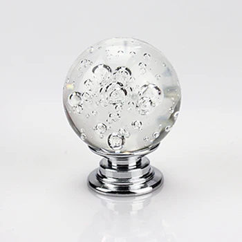 10buc Balon Rotund mingea se Ocupe de Forma Rotunda Cristal de Sticlă Butoane Dulap Sertar Trage Dulap de Bucatarie Dulap Ușă Mânere Hardwa