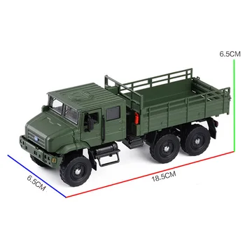Toate Aliaj Masina 1:36 Camion Militar Jucarii Model de Simulare Model de Masina Decor BV3 Tactice Camion cu Sunet și Lumină Funcția