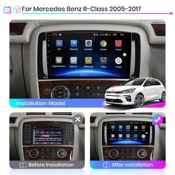 Junsun V1 Android 10.0 Radio Auto Multimedia Auto Stereo Pentru Mercedes-Benz R-Class W251 R300 M-Class W164 ML350 2005 2 din dvd
