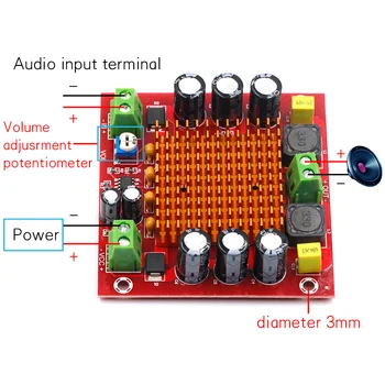 Amplificator Digital de Bord TPA3116DA TPA3116 150W D2 Mono Canal Digital de Putere Amplificator Audio de Bord XH-M544 DC 12V 24V