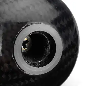 Masina din Fibra de Carbon cu 5 trepte de Viteză cu Balonul Rotund Forma Schimbătorului de Viteze Maneta Schimbator Stick cu 8/10/12mm Adaptor