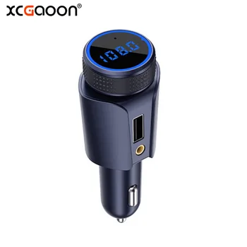 XCGaoon Bluetooth Car Kit Handsfree Set Player MP3 FM Transmitter Incarcator Auto USB 5V 2.1 UN Suport TF Card de Redare Muzică
