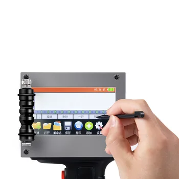 Intelligent Handheld Inkjet Printer Pentru a Imprima Data de Producție de Ambalaje Coder Numărul Digital de coduri de Bare QR code Multifuncțional