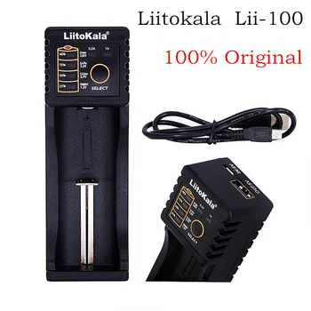 Liitokala lii - 100 1.2 v 3.85 v/aaa 18650 18, 650 18,650 10440 14500 carregador nimh bateria DE litio inteligente