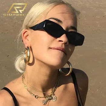 SIMPRECT 2021 Pătrat ochelari de Soare Femei de Moda Mic Cadru ochelari de Soare Retro de Lux Ochelari de Soare Vintage UV400 Nuante Pentru Femei