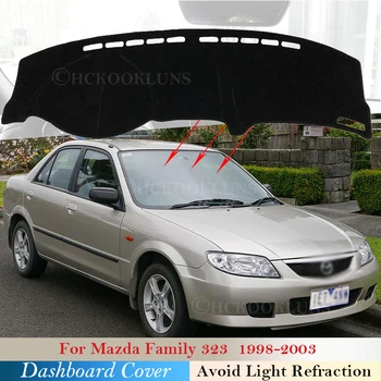 Tabloul de bord Capacul de Protecție Pad pentru Mazda Familia 323 1998~2003 BJ Accesorii Auto pentru Ford Laser KN KQ Parasolar Dashmat 2000 2002