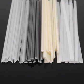 50pcs Plastic Vergele de Sudare cu Bara de Reparare ABS/PP/PVC/PE de Sudura Bastoane de Sudare Lipire Consumabile Gri-Alb Negru Culoare Bej