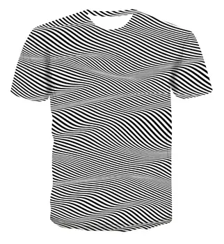 2020 Nou popular Psihedelice design 3D de imprimare T-shirt Top de vară pentru Bărbați personalitate versatil amețit s-6xl