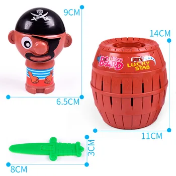 Truc Pirat Găleată Xinqite Jucării de Lux pentru Copii Desktop Interactiv en-Gros de Vânzare Fierbinte