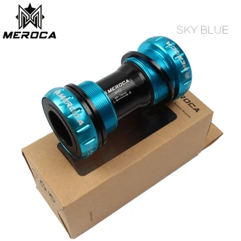 MEROCA Colorate Integrate Gol BB Șurub-in Biciclete MTB Centrul Punții de 68/73mm Biciclete pedalier Ultralight 115g