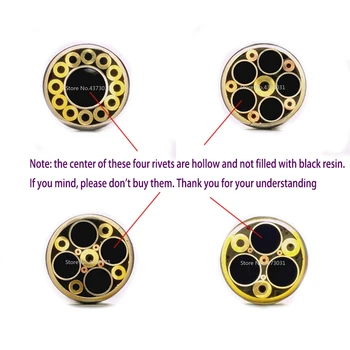 17 Tipuri de Design 8mm Mozaic Pin Nituri pentru DIY Cuțit Mâner Șurub Decora Stil Rafinat Mâner Cuțit Instrument de Nituri Lungime 9cm