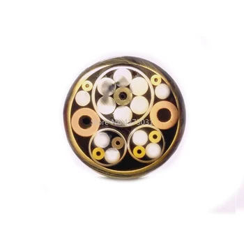 17 Tipuri de Design 8mm Mozaic Pin Nituri pentru DIY Cuțit Mâner Șurub Decora Stil Rafinat Mâner Cuțit Instrument de Nituri Lungime 9cm