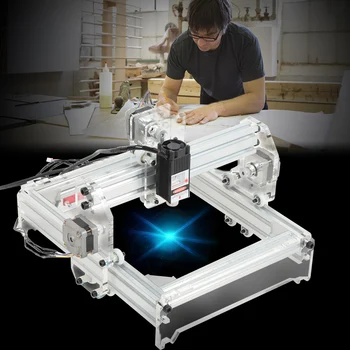 20 x 17cm 3000MW Laser Masina de Gravat DIY Kit de Sculptură Instrument Pentru Desktop Tăiere Și Gravare Plug SUA