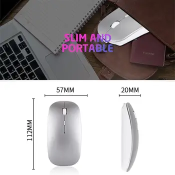 E28 Slim Reincarcabila cu Bluetooth Mouse-ul Ultra-Slim Silent Mouse-ul pentru Notebook PC Laptop Fereastra pentru iMac MacBook Air r20
