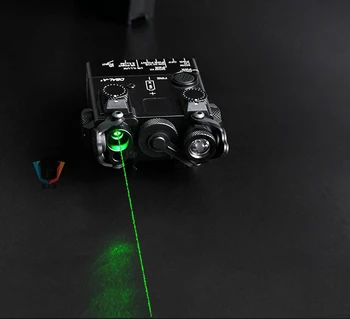 Tactice de Metal DBAL A2 Mini Airsoft Laser cu Punct Verde Stroboscop Lumina Alba IR de Vânătoare Lanterna DABL-A2 Cu QD Muntele 20mm Feroviar