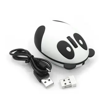Ergonomic 2.4 GHz Wireless Reîncărcabilă Optice Panda Forma Mouse De Calculator Gaming Professional Gamer Mouse-Ul