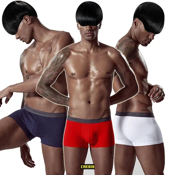 2021 Sexy din Bumbac pentru Bărbați Chiloți Boxer Respirabil Bărbați Chiloți Boxeri pantaloni Scurți Cuecas de sex Masculin Chilotei Lingeries Boxershorts Om AD304