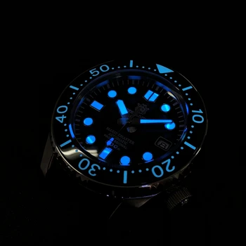 STEELDIVE 300m se arunca cu capul ceas Bezel Ceramica Dive Watch Super Albastru Luminos ceas barbati automatic Japonia NH35 Ceasuri Mecanice
