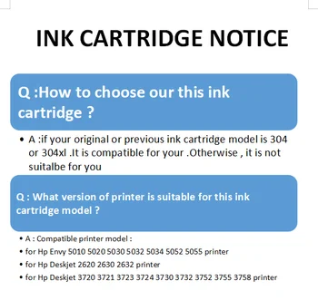 Refill kit ink pentru HP 304 XL HP304 Înlocuire a cartușului de cerneală Pentru hp deskjet 2620 2630 2632 3720 3730 invidie 5020 5030 5010 5032