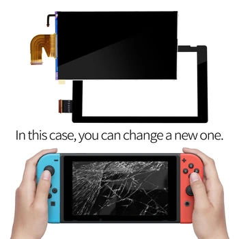 Înlocuire Ecran LCD și Touch ecran Digitizor Pentru a Comuta NS GamePad, Șurubelniță și Ecran Protector pentru Nintendo Comutator NS