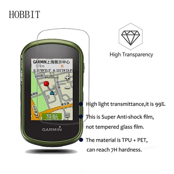 3Pack Pentru Garmin eTrex Touch 25 35 35T Drumeții Handheld GPS Navigator Explozie-dovada Protector de Ecran de Înaltă Clar Anti-șoc Film