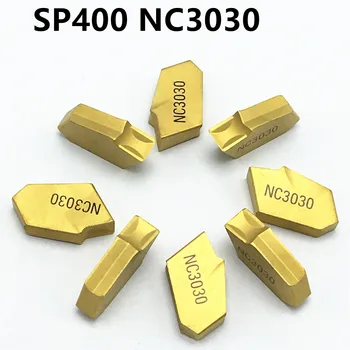20BUC Mortezat Instrument SP400 NC3020 NC3030 PC9030 Nou cu Fante și orificii de Carburi Metalice de Cotitură ToolSP400