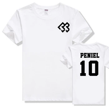 Vară stil kpop btob-a născut pentru a bate logo-ul și numele de membru de imprimare tricou maneca scurta pentru fanii de susținere t-shirt