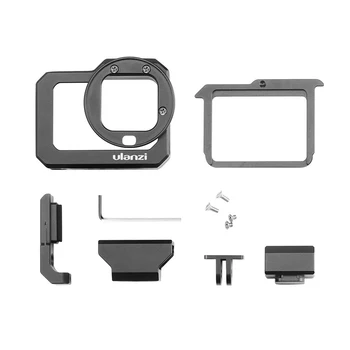 Ulanzi G8-5 Acțiuni Camera Video Cușcă Compatibil cu GoPro Hero 8 Caz de Aliaj de Aluminiu Dual Rece Shoe Mount Adaptor de Filtru de 52mm