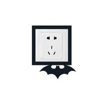 Partywakaka Batman Petrecere 4 buc Comutator Simțit Autocolante Pentru Camere de Copii Acasă Diy Decorare de Desene animate Decorare Bunting de aprovizionare