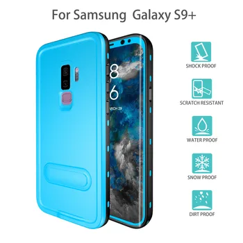 Caz impermeabil Pentru Samsung Galaxy S8 9 Plus Acopere 360 Plin Protecție la Șocuri Armura în aer liber, Scufundări, Înot cazuri de Telefon