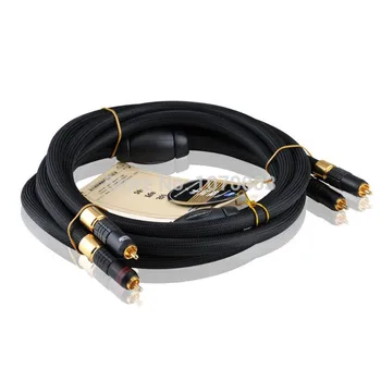 HiFi audio hi-end hiend Choseal AA-5401 Audiofil 6N OCC HIFI Cablu Audio Analogic Semnal Cablu RCAtoRCA Cablu de 1,5 m nu DIY (pereche)