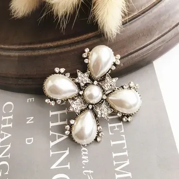 Stil baroc rafinat perla brosa femeie de lux accesorii de îmbrăcăminte, decorațiuni cadouri