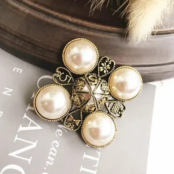 Stil baroc rafinat perla brosa femeie de lux accesorii de îmbrăcăminte, decorațiuni cadouri