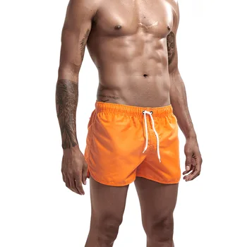 Noi Sosiri Barbati Culoare Solidă Trei-partea Pantaloni de Plajă Moda Multicolor Tub Drept Largi, pantaloni Scurți de Sport