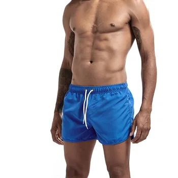 Noi Sosiri Barbati Culoare Solidă Trei-partea Pantaloni de Plajă Moda Multicolor Tub Drept Largi, pantaloni Scurți de Sport