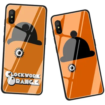 A Clockwork Orange Moda Sticlă Călită Telefon Caz Acoperire pentru Xiaomi Mi 8 9 Redmi 4X 6A Nota 5 6 7 Pro Pocophone F1