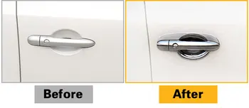 Pentru Renault Koleos de Lux Chrome Mânerul Ușii Capace 2007-Accesorii Tapiterie Set de 4buc Car Styling 2009 2010 2013
