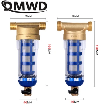 DMWD Directă Față de Băut Apă de la Robinet Filtru Pre-filtru Purificator de Apa Filtru Cartuș de a Elimina Rugina Contaminant Sedimente Țeavă