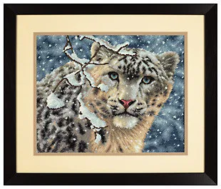 Livrare GRATUITA Calitate de Top populare numărat goblen kit Leopard de Zăpadă dim 35244 animale