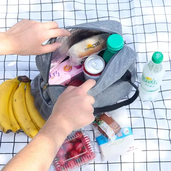 Noi Proaspete Izolare Sac de masa de Prânz Pentru Femei, omul Izolat Termic pe Un umăr geanta Picnic Alimentare Cooler Box Tote Depozitare Pungi de Gheață