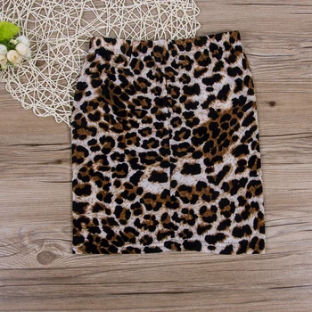 Femei Sexy Leopard Cereale Imprimate Fusta De Vara Tendință De Moda Scurt Talie Mare Creion Sac De Șold Wild Fashion Casual Fusta Mini