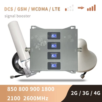 Amplificator de semnal 2G 3G 4G Celular Amplificator de Semnal 4G Celular Amplificator LTE Band20 800 900 1800 2100 2600 Mobil Repetor Set