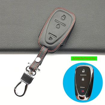 Mașină de piele breloc cheie Pentru capacul Pentru Chevrolet Cruze / Malibu XL / M49 Equinox cazuri-Cheie Smart control de la distanță accesorii