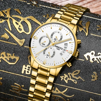 NIBOSI ceas 2309 bărbați Cuarț încheietura ceas de Lux de Top Afaceri de Brand ceas barbati sport Impermeabil ceasuri Relogio Masculino