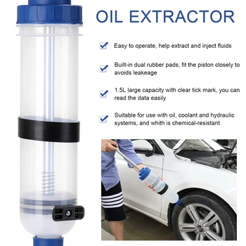 1,5 L Ulei Extractor de Umplere Sticla de Transfer de Funcționare Manual Auto Extracție Lichid Combustibil Auto Pompa Pentru ulei, sisteme hidraulice