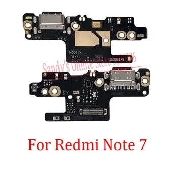 10 PC-uri Noi Pentru Xiaomi Redmi Nota 7 Note7 USB de încărcare de Încărcare Port de Andocare Priza Conector Jack de Bord Flex Cablu Piese de Schimb