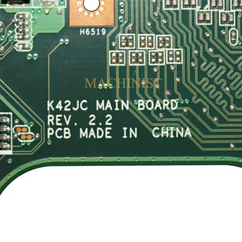 Placa de baza este testat. Pentru ASUS K42JC REV: 2.2 HM55 DDR3 1GB notebook placa de baza si K42JC alimentare plăcuță